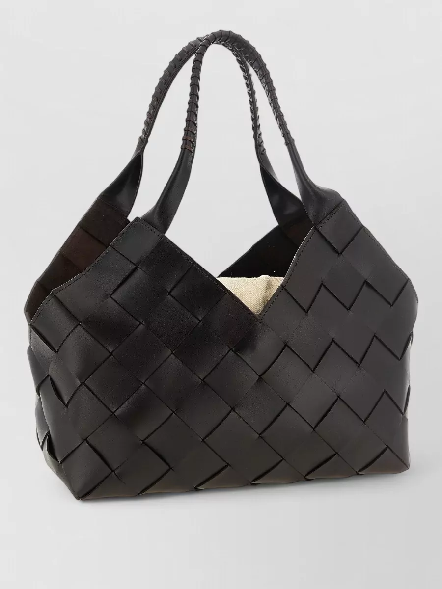 Dragon Diffusion Vintage Mesh Tote Leather Tote Bag