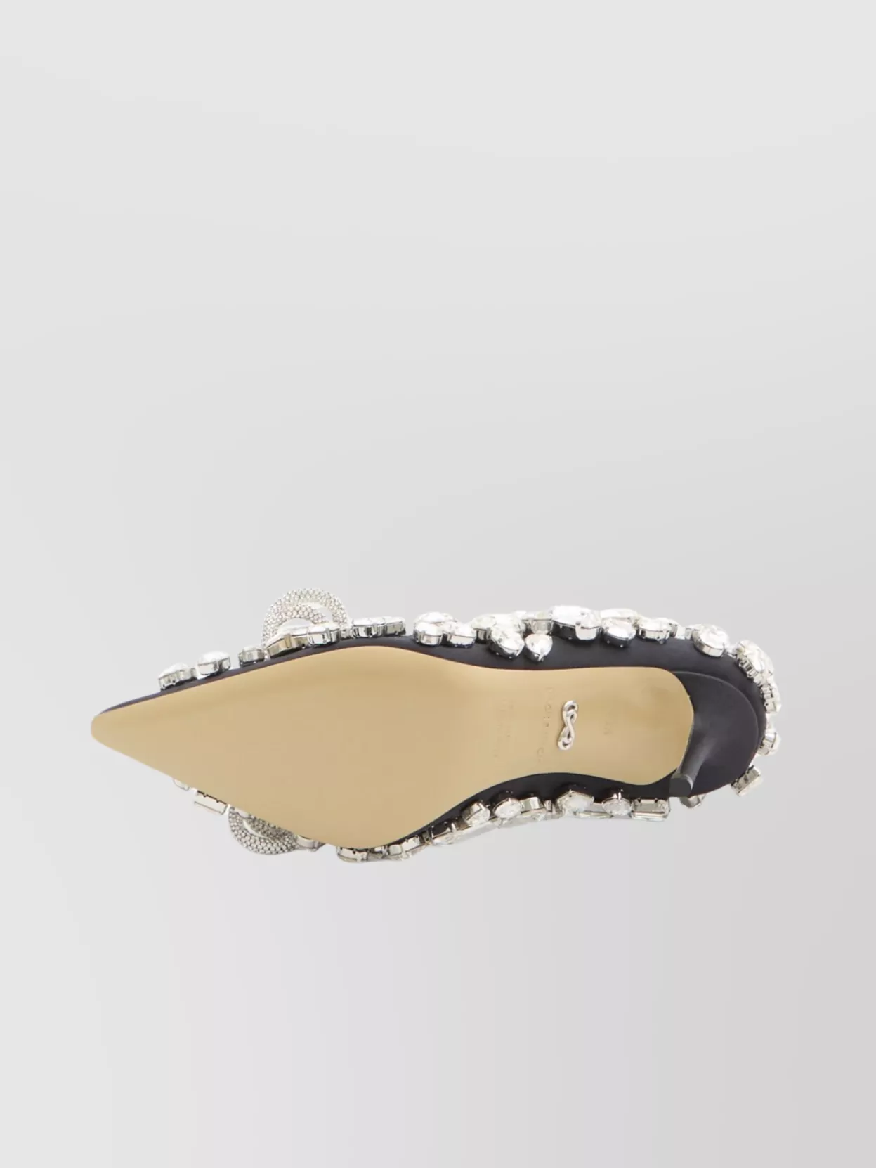 Mach&mach Double Bow 85 Crystal Embellished Pumps