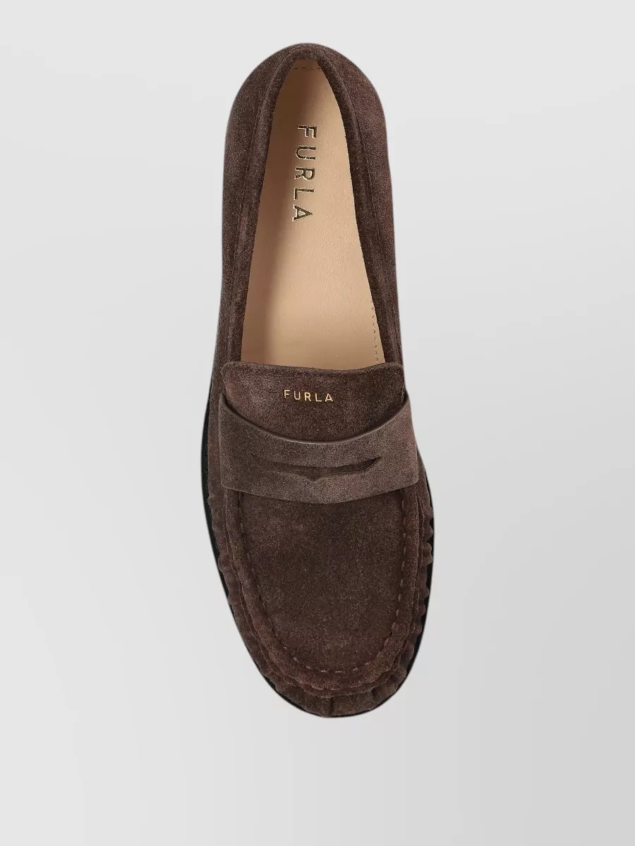 Furla Suede Loafers