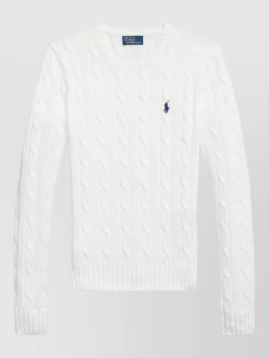 Polo Ralph Lauren Cable-knit cotton slim-fit jumper