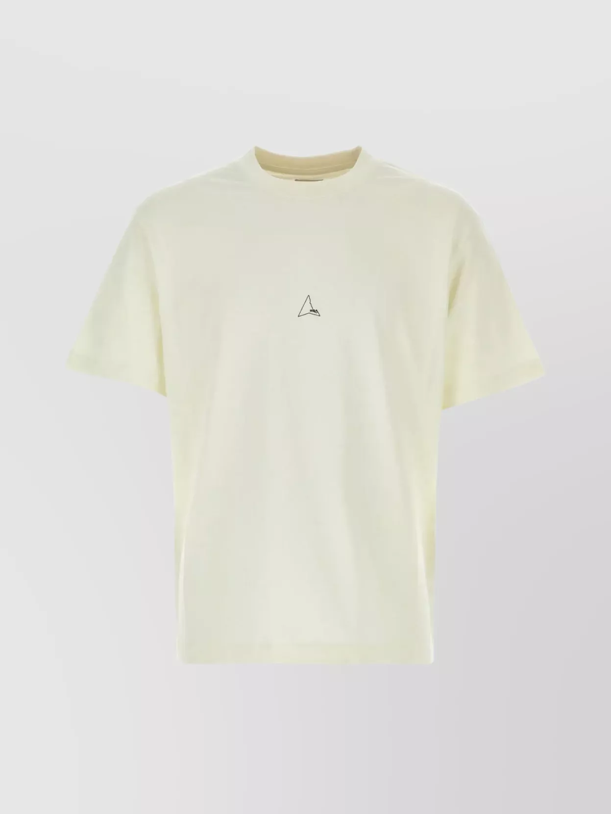 Shop Roa Logoed Print Cotton Crew-neck T-shirt