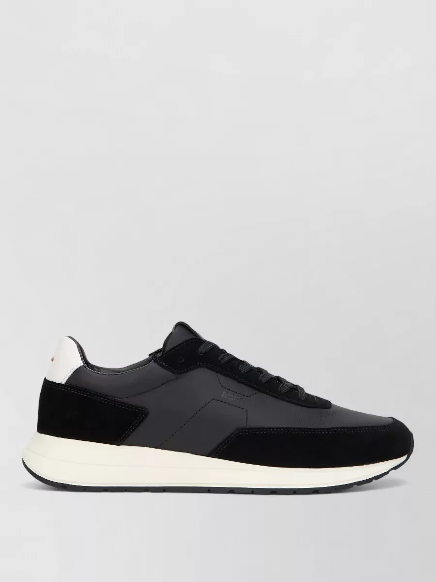 Boss Calfskin Low-Top Sneakers