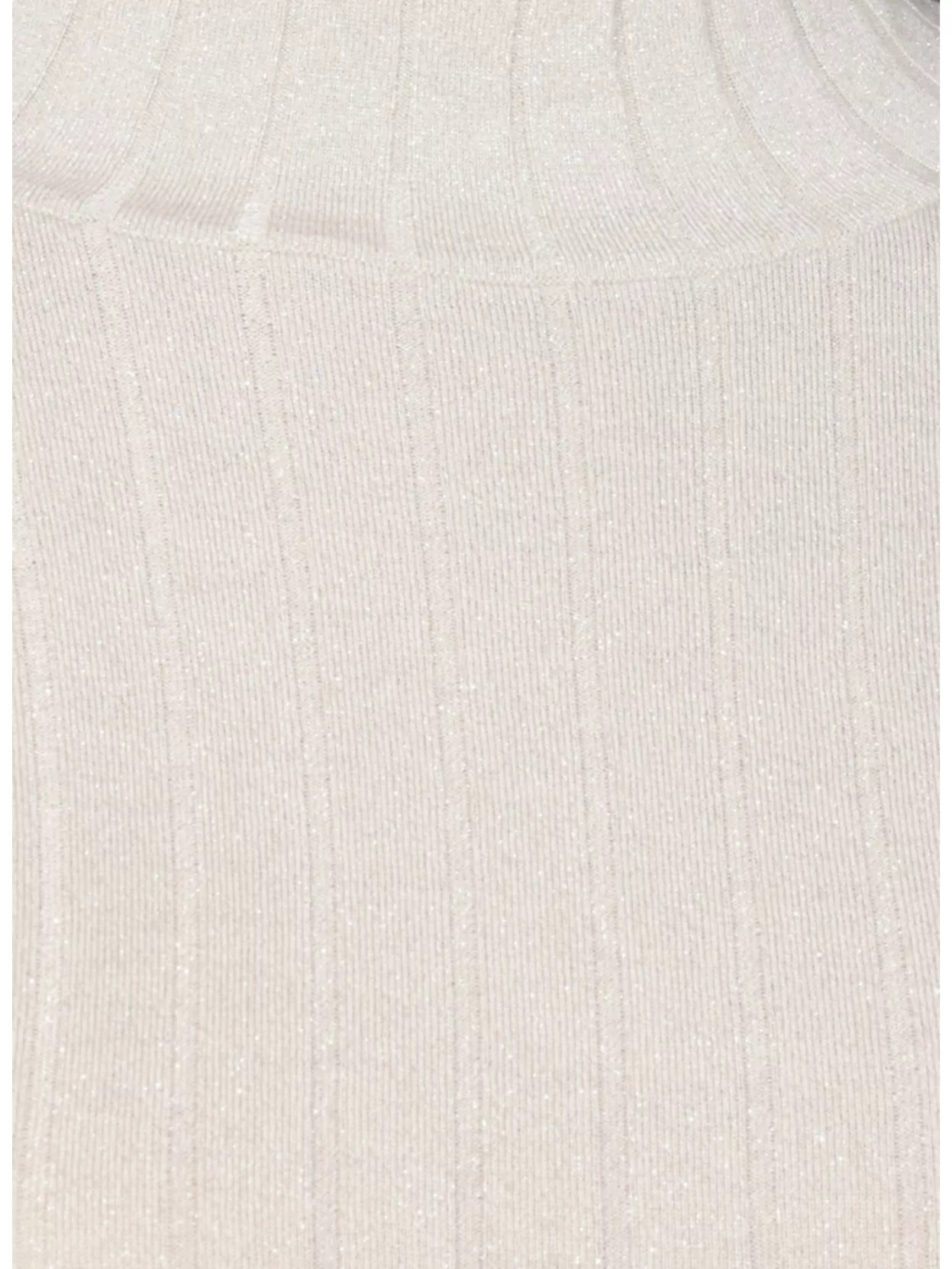 Brunello Cucinelli Ribbed Knit Sweater Lurex Accents In Gray