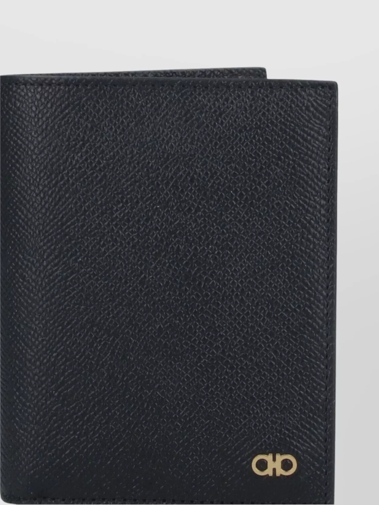 Ferragamo Compact Textured Leather Wallets
