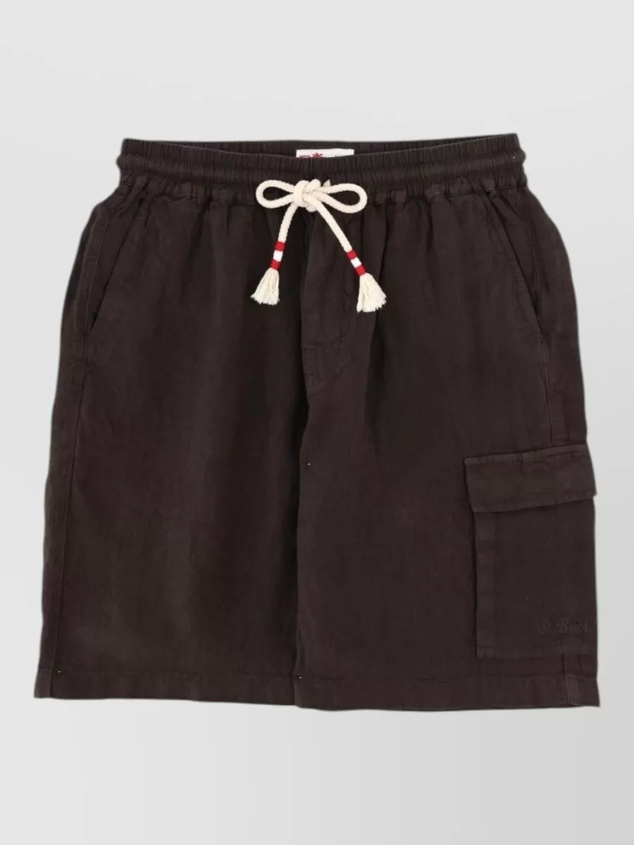 Mc2 Saint Barth Linen Drawstring Shorts