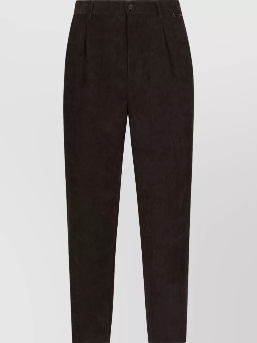 Dolce&Gabbana Corduroy straight-leg trousers