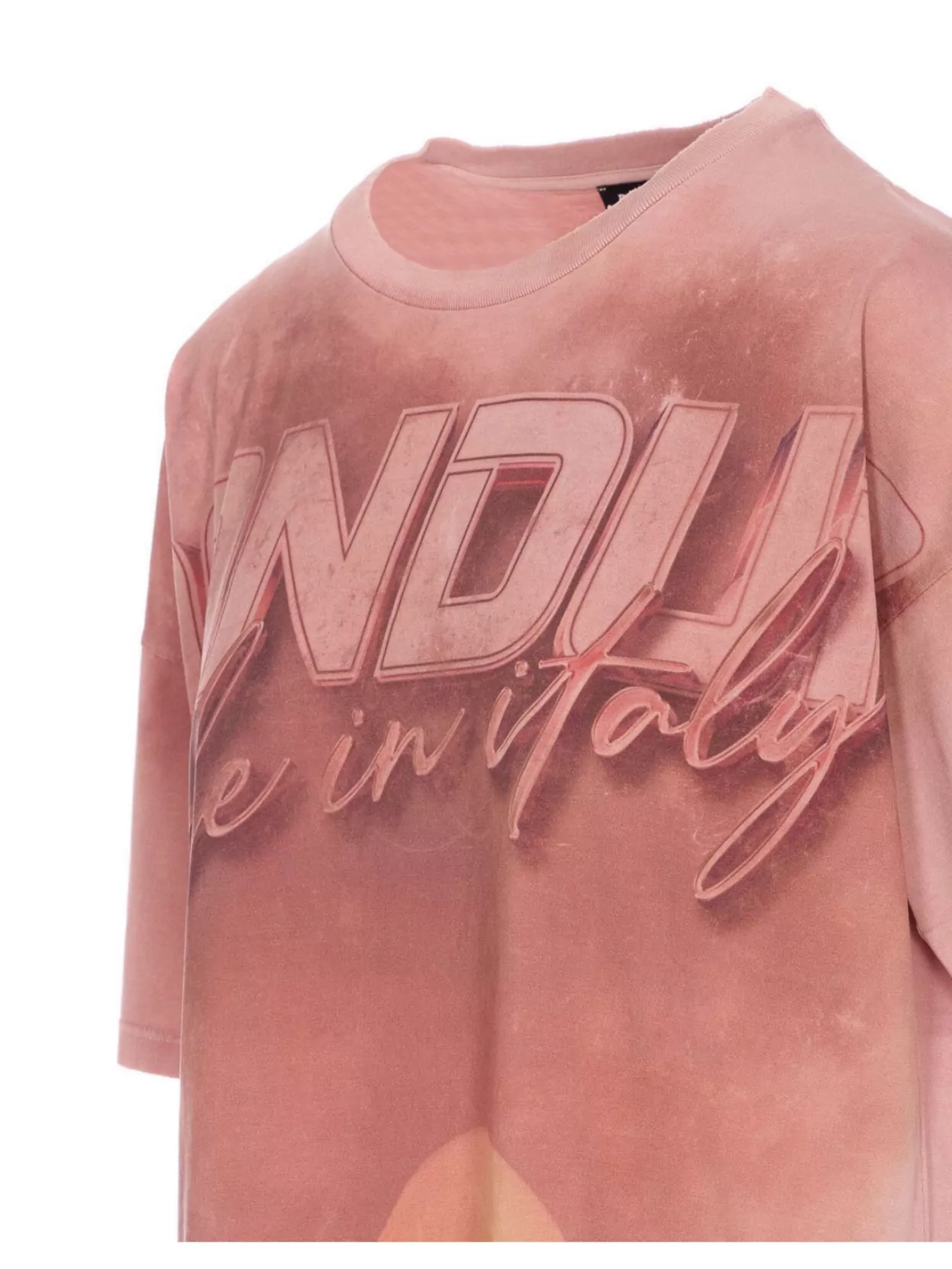 Dondup Crewneck Graphic Print Short Sleeves Relaxed Fit