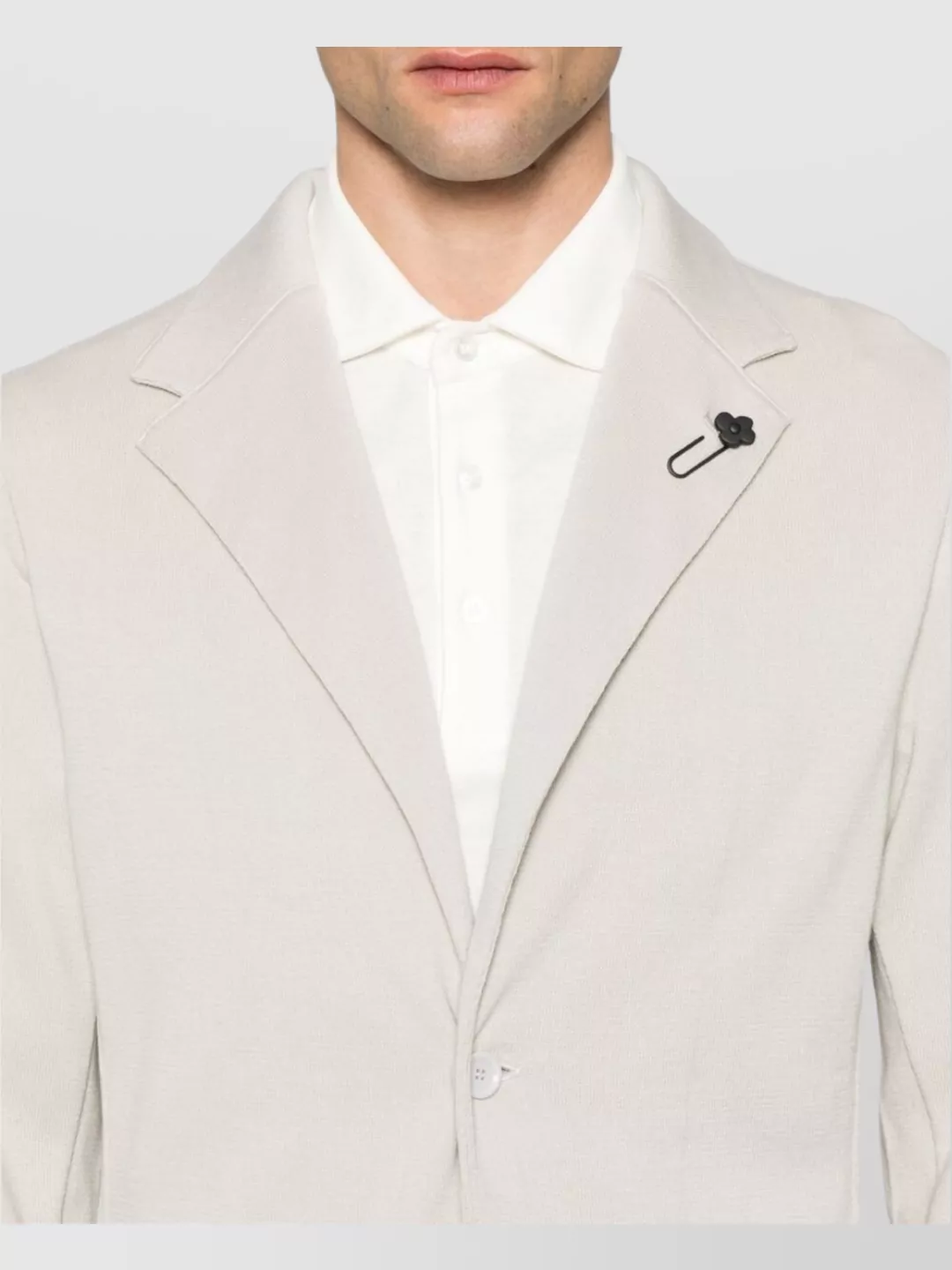 Lardini Cotton Jacket Rear Vents