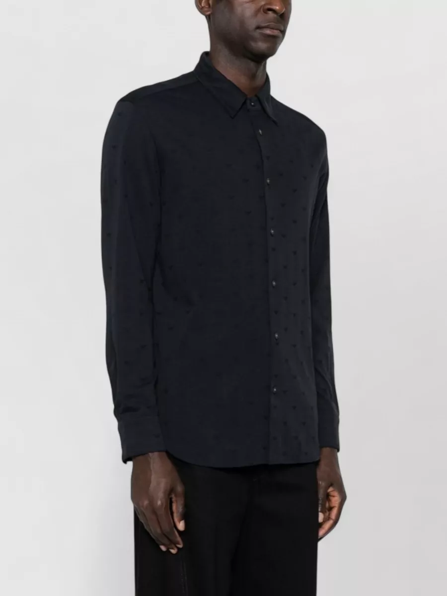 Emporio Armani Logo Shirt Button Down Collar
