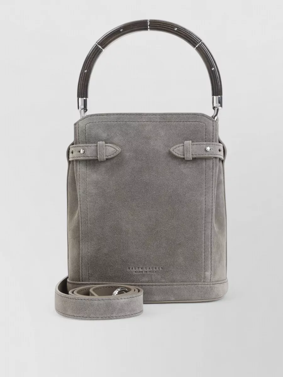 Ralph Lauren Collection Suede Mini Bucket Bag