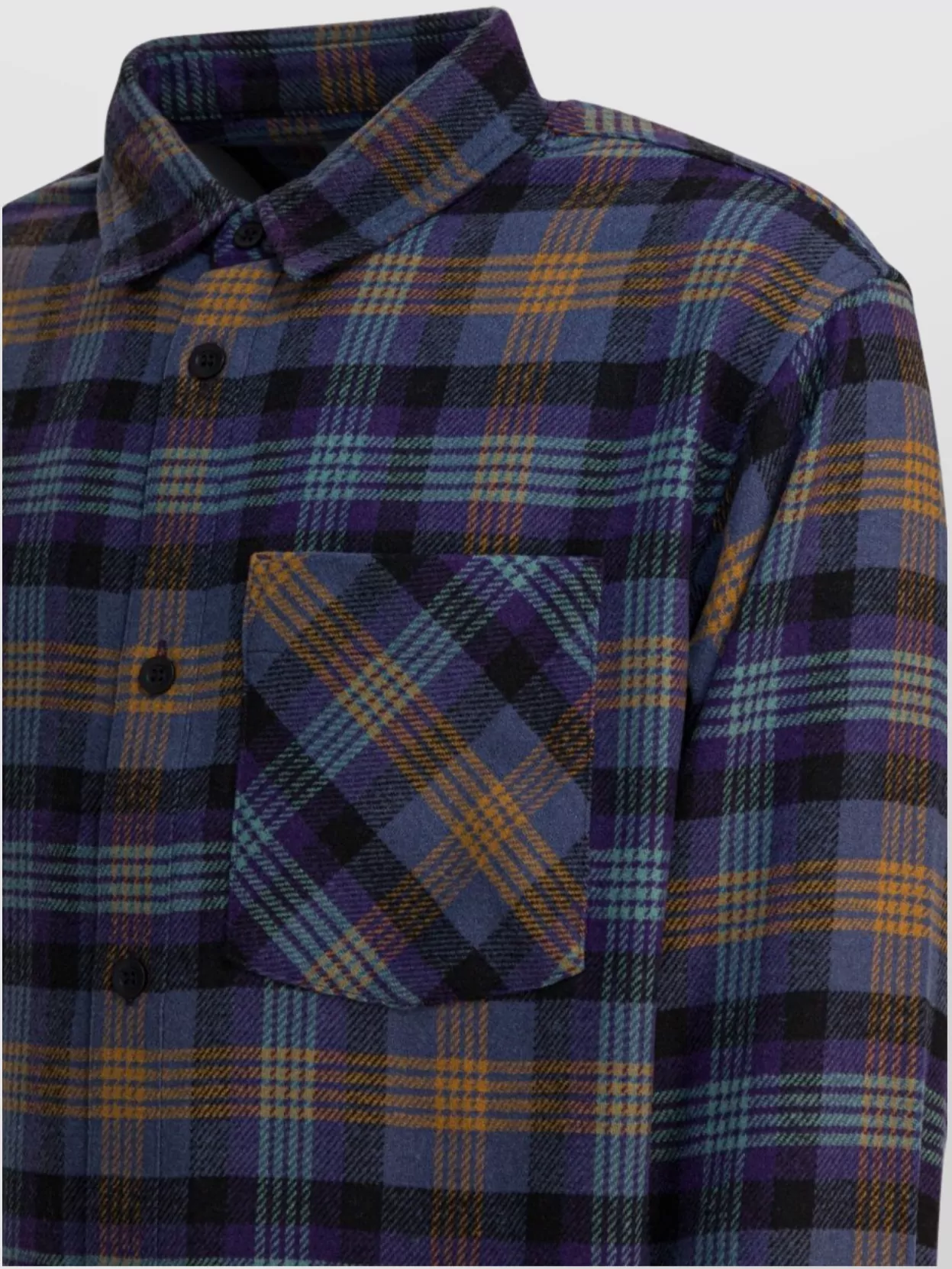 Carhartt Wip Long Sleeve Plaid Shirt Front Pocket