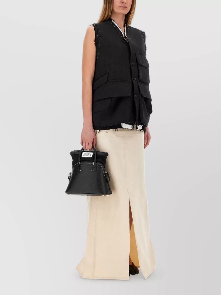Maison Margiela Cotton High-Rise Skirt