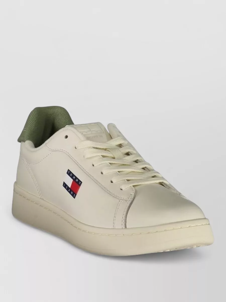Tommy Hilfiger leather lace-up sneakers