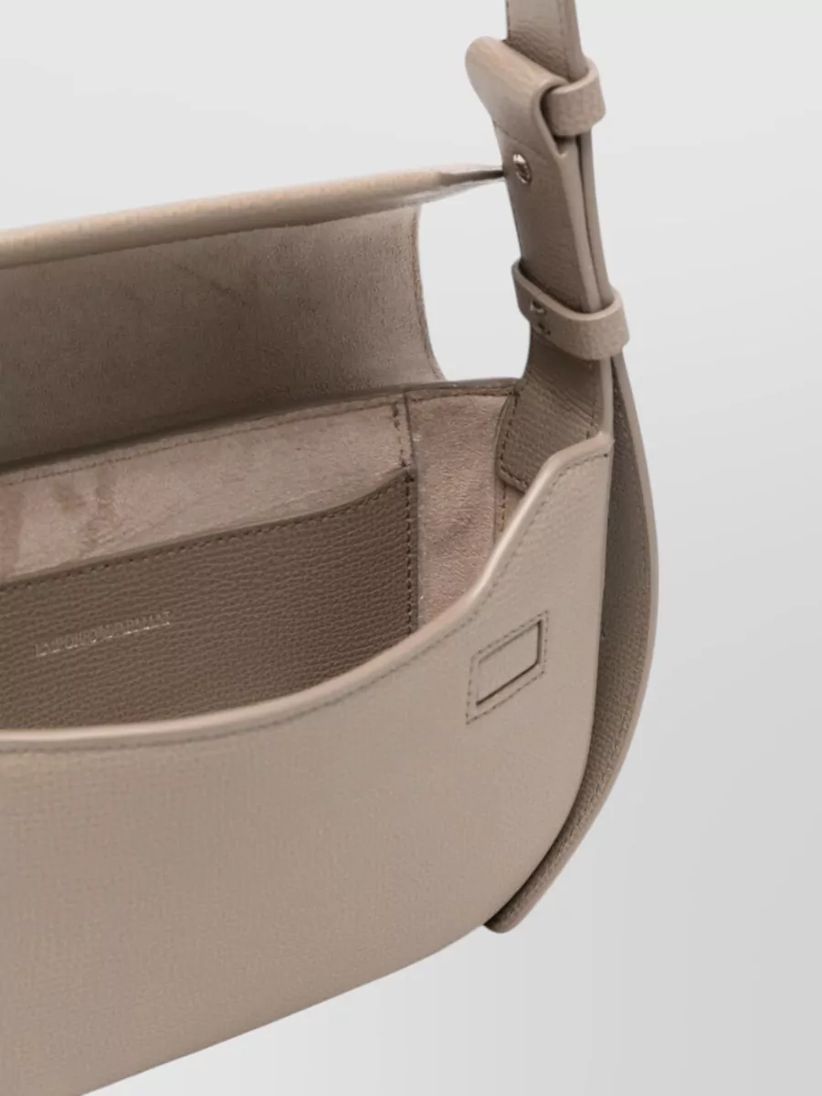 Emporio Armani Grainy Leather Cross-Body Bag