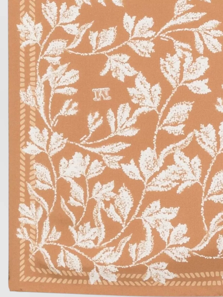 Max Mara Silk Printed Square Scarf
