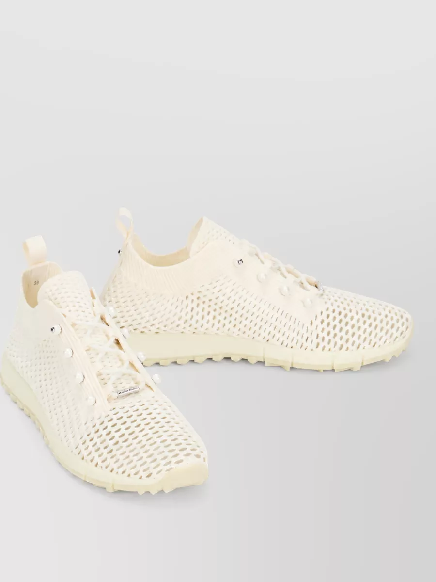 Jimmy Choo Knitted Low-Top Sneakers