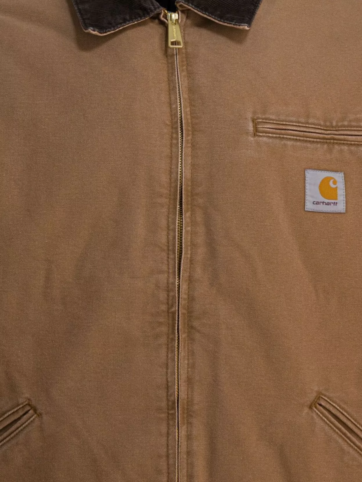 Carhartt Wip Detroit Style Jacket Contrast Collar
