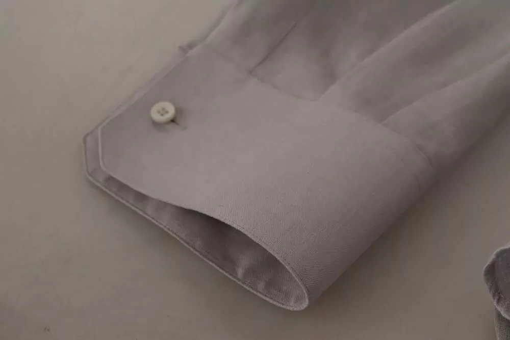 Dolce&Gabbana Linen Long-Sleeve Shirt