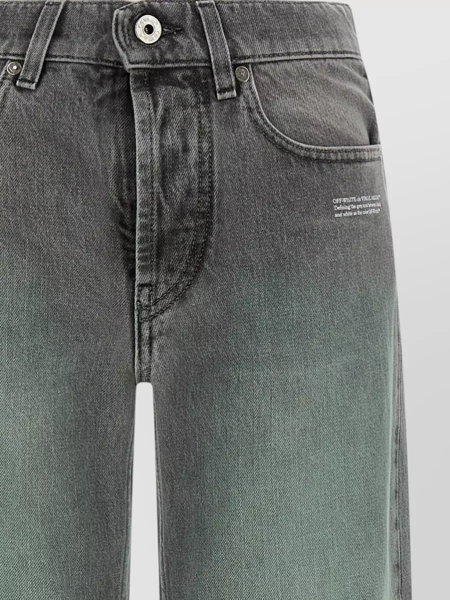 Off-White Susy Straight Leg Jeans Belt Loops