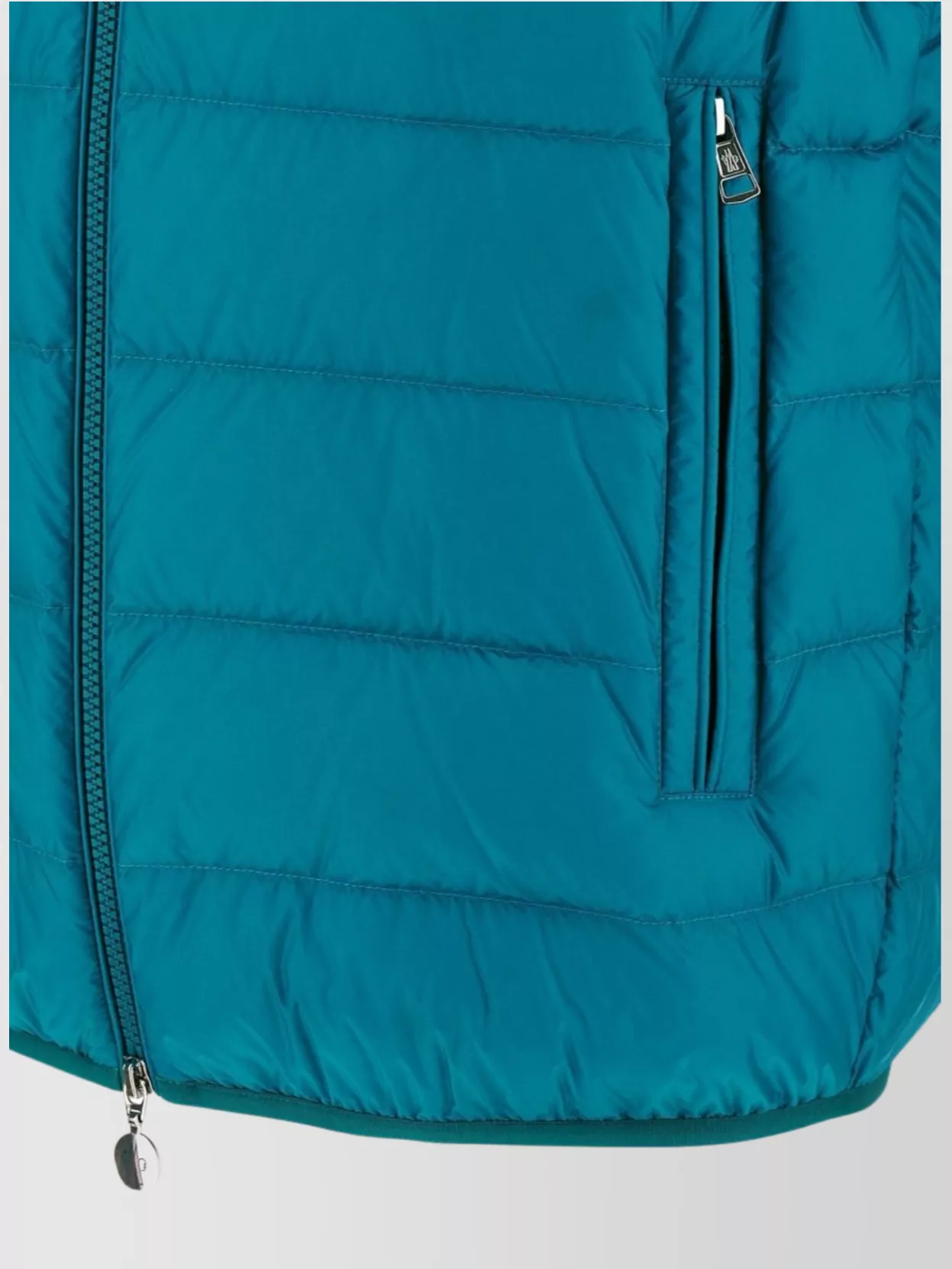 Moncler 'High Collar Padded Vest With Side Zip Pockets'