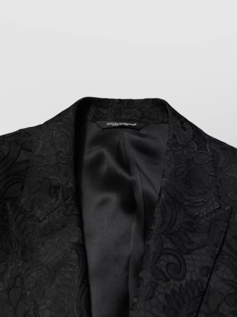 Dolce&Gabbana Brocade Single Breasted Suit