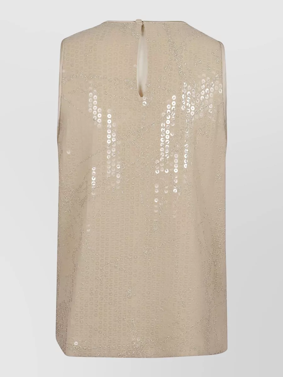 Peserico Sleeveless Sequin Top