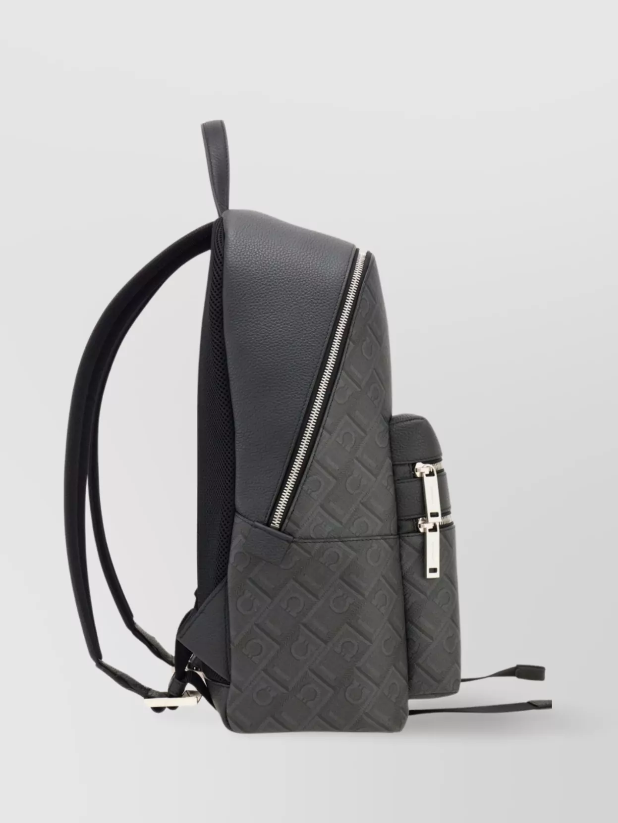 Ferragamo Padded Webbing Shoulder Straps Backpack