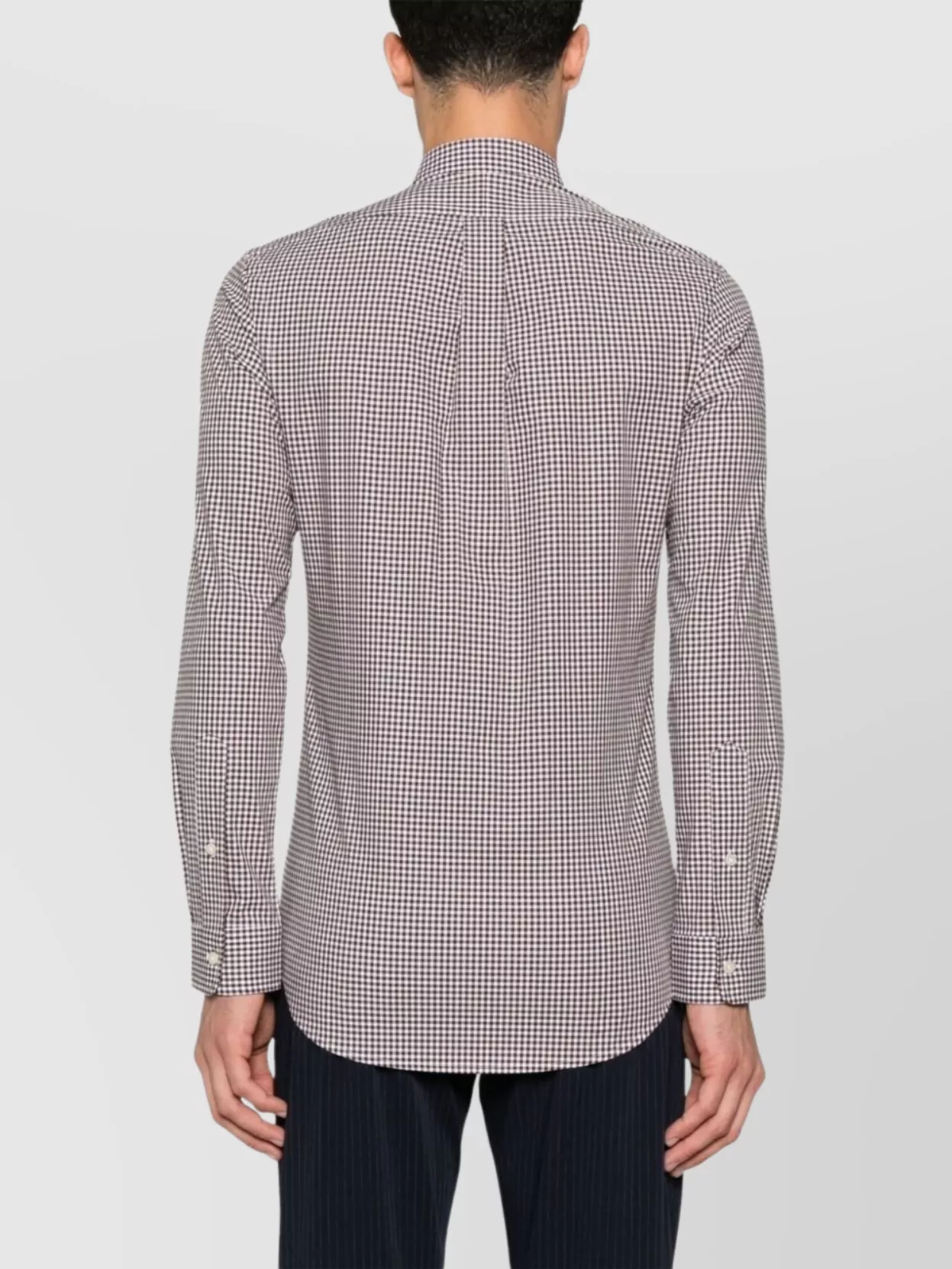 Ralph Lauren Shirt Check Pattern Button-Down Collar