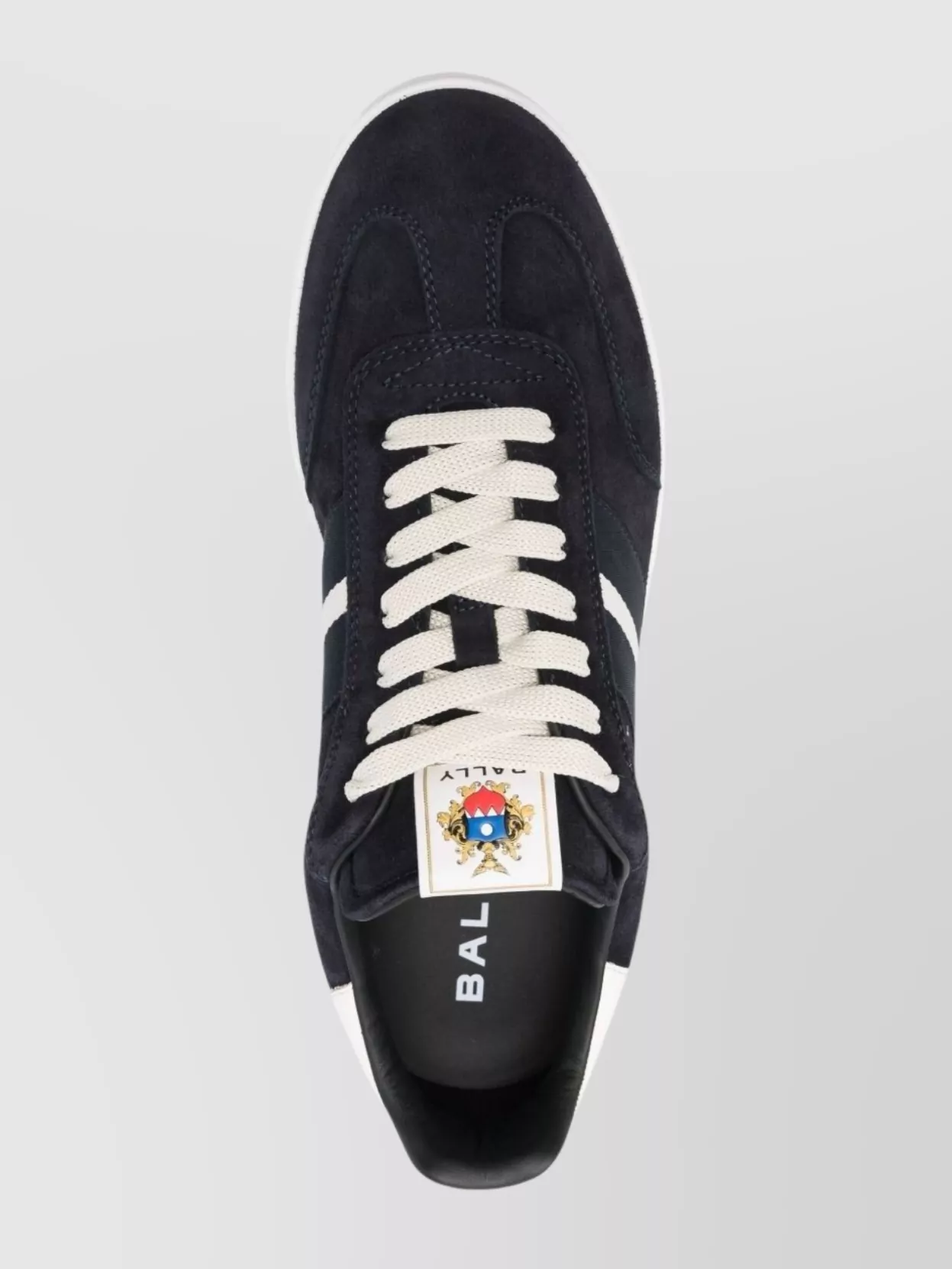 Bally Casual Round Toe Low Sneakers With Stripe