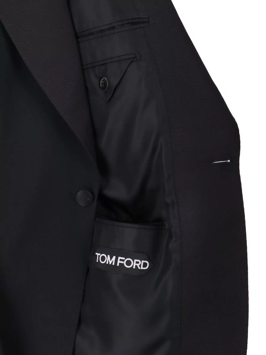 Tom Ford Single Breasted Blazer Notch Lapel Cuffs