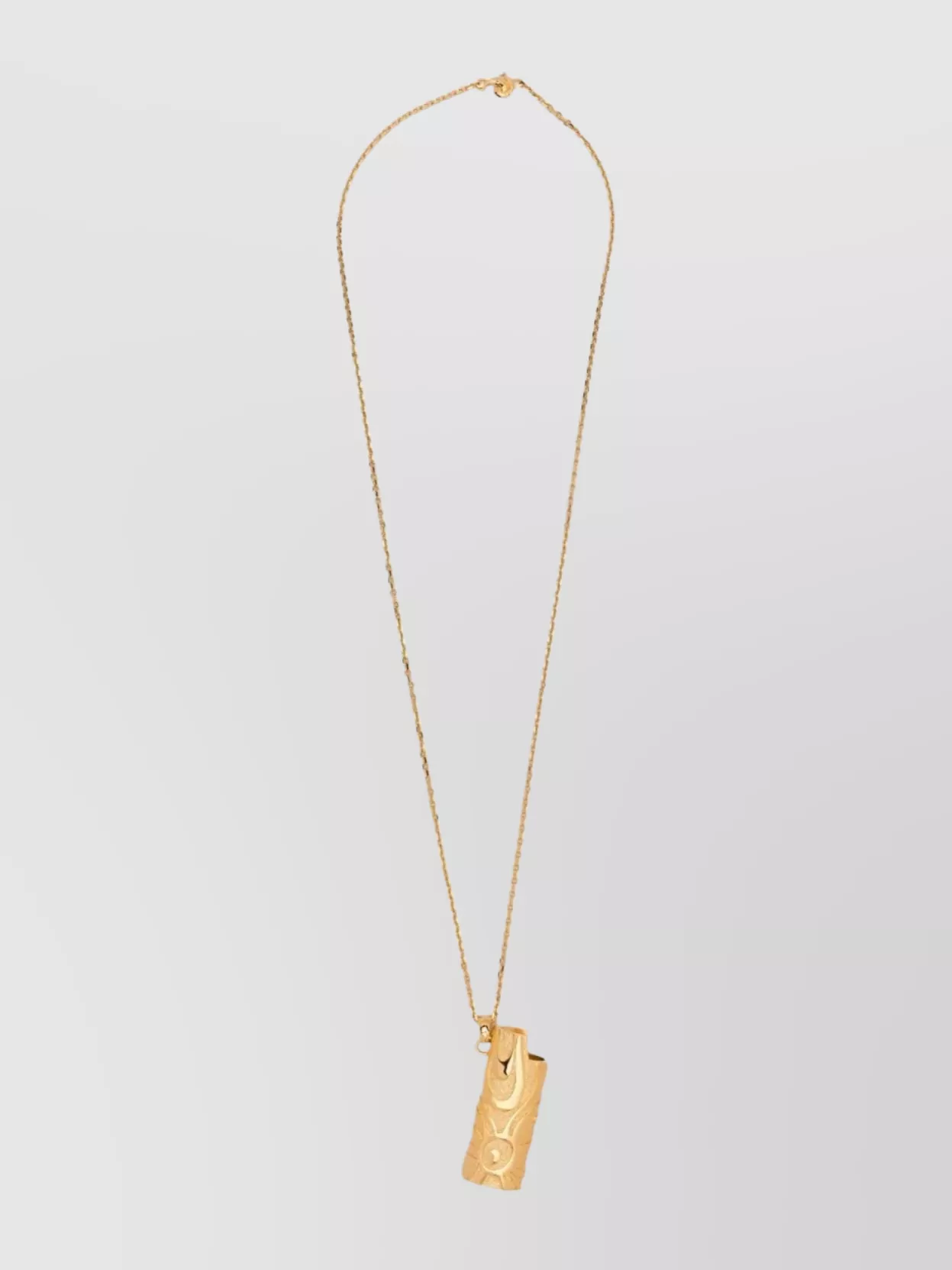 Pucci Lighter Pendant Sautoir Necklace Accessories In Gold