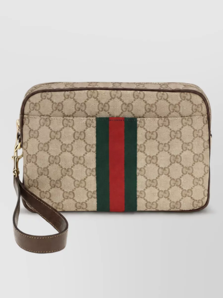 Gucci fabric clutch bag