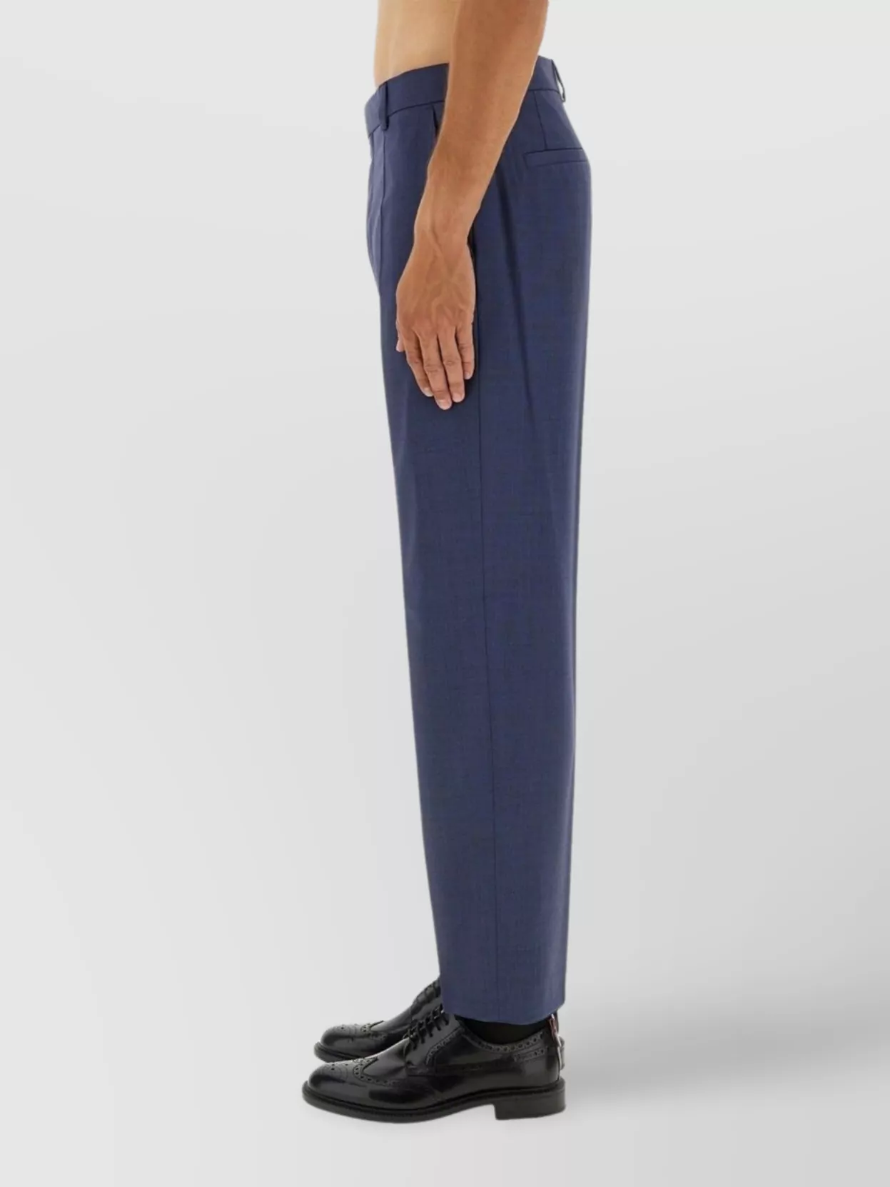 Hugo Tailored Trousers Creased Legs