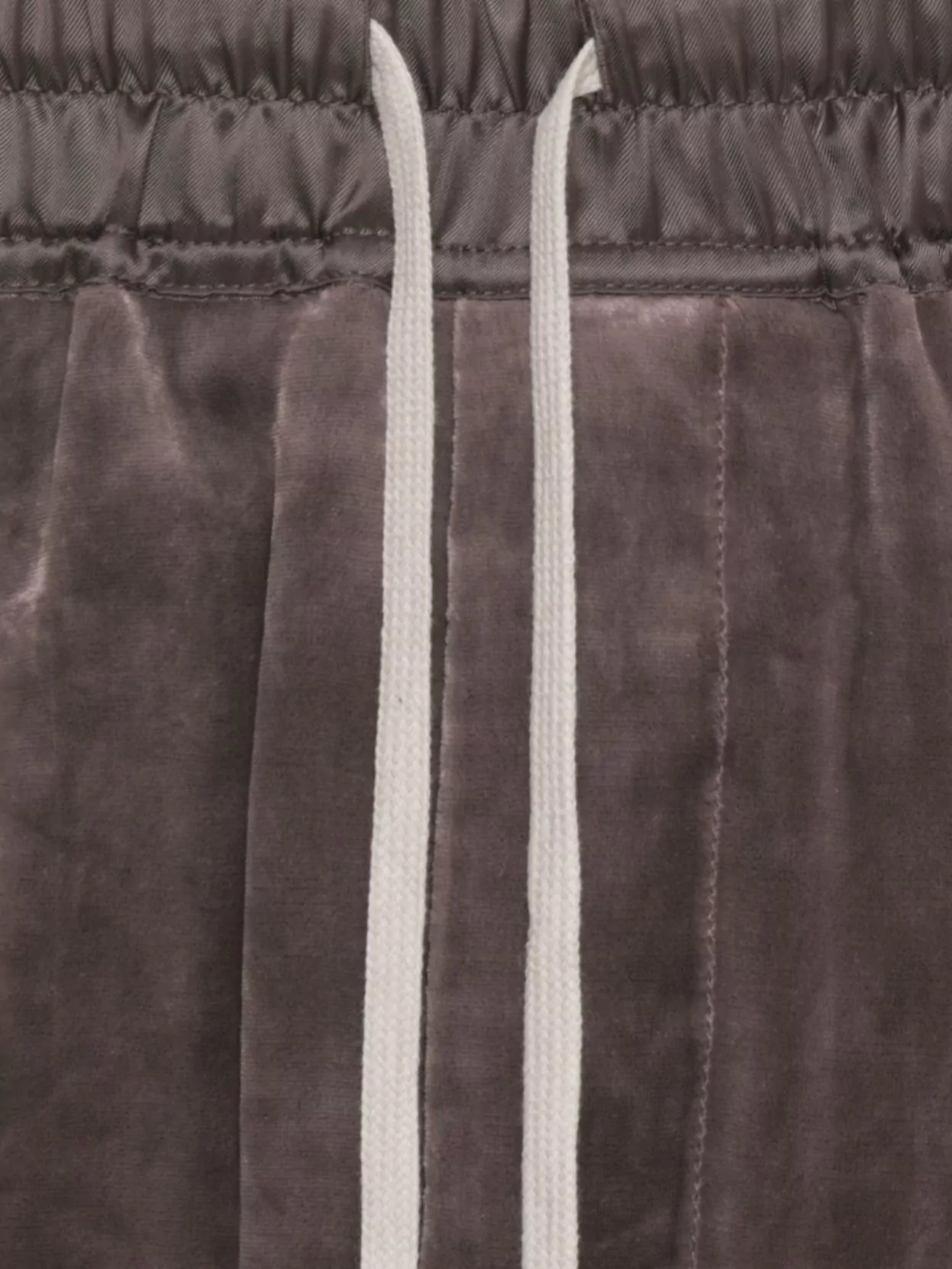 Rick Owens Wide Leg Baggy Trousers Pockets In Brown