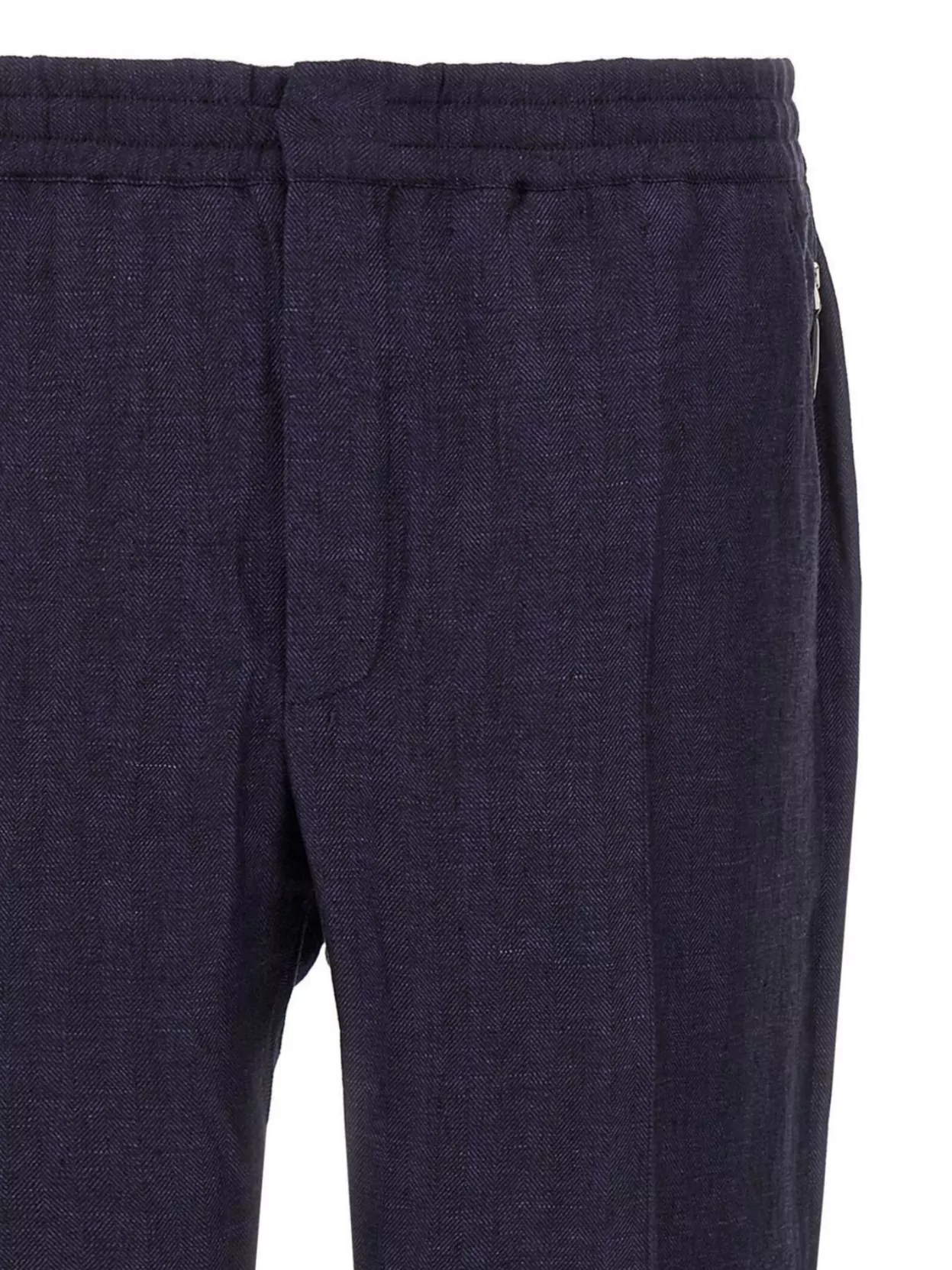 Berluti Chevron Trousers Elastic Waistband