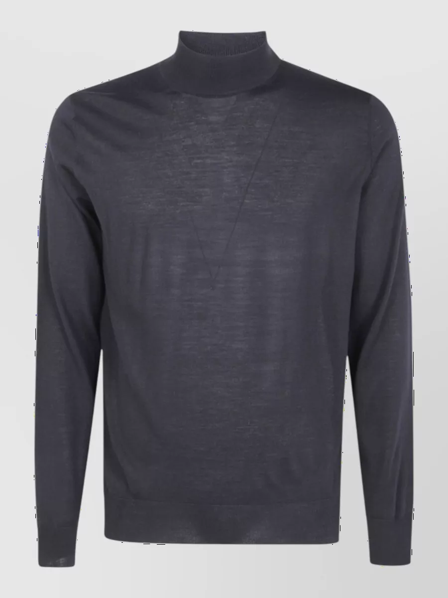 Filippo De Laurentis merino wool mock turtleneck jumper