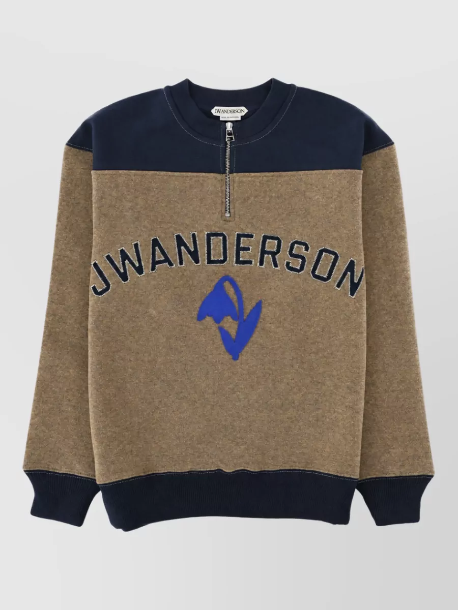 JW Anderson wool half-zip sweatshirt