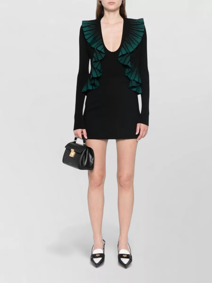 Emporio Armani Ribbed Ombré Open-Front Cardigan