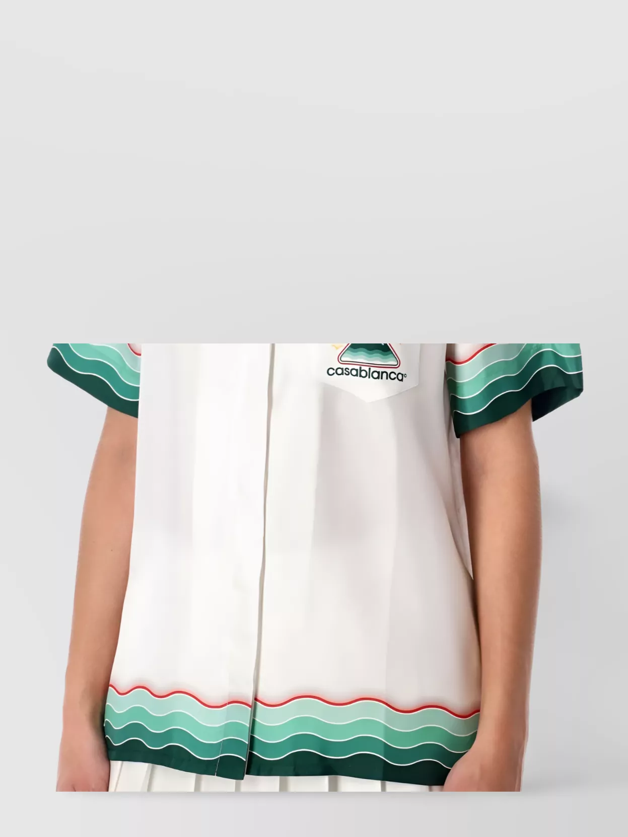 Casablanca Graphic Short Sleeve Shirt Pocket
