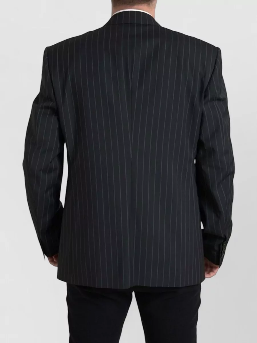Dolce&Gabbana Striped Slim-Fit Single-Breasted Blazer