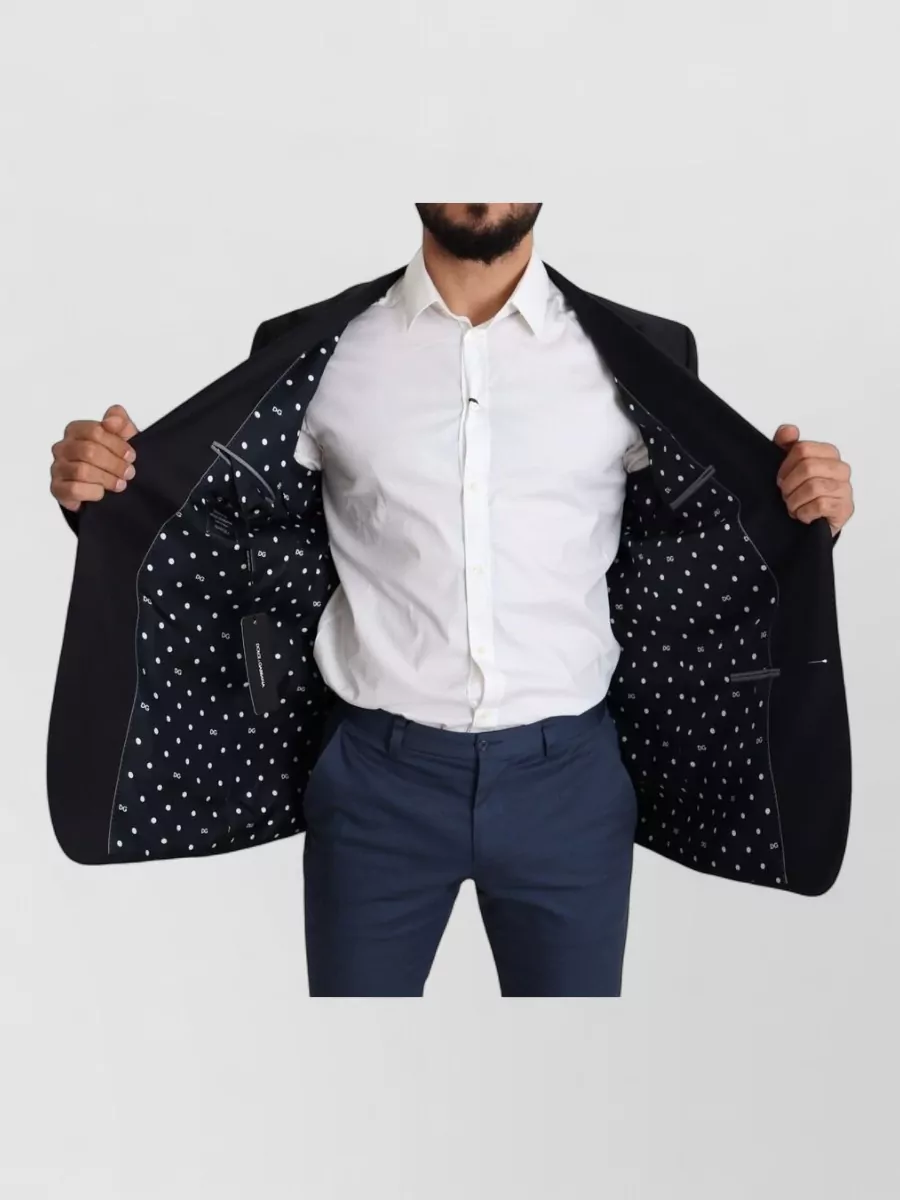 Dolce&Gabbana Virgin Wool Single-Breasted Blazer
