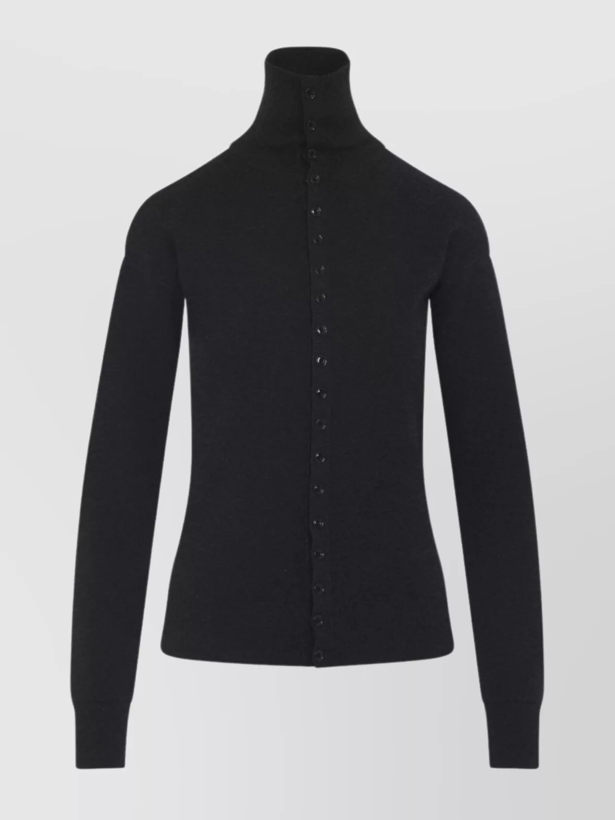 Lemaire High Neck Long Sleeve Button Cardigan