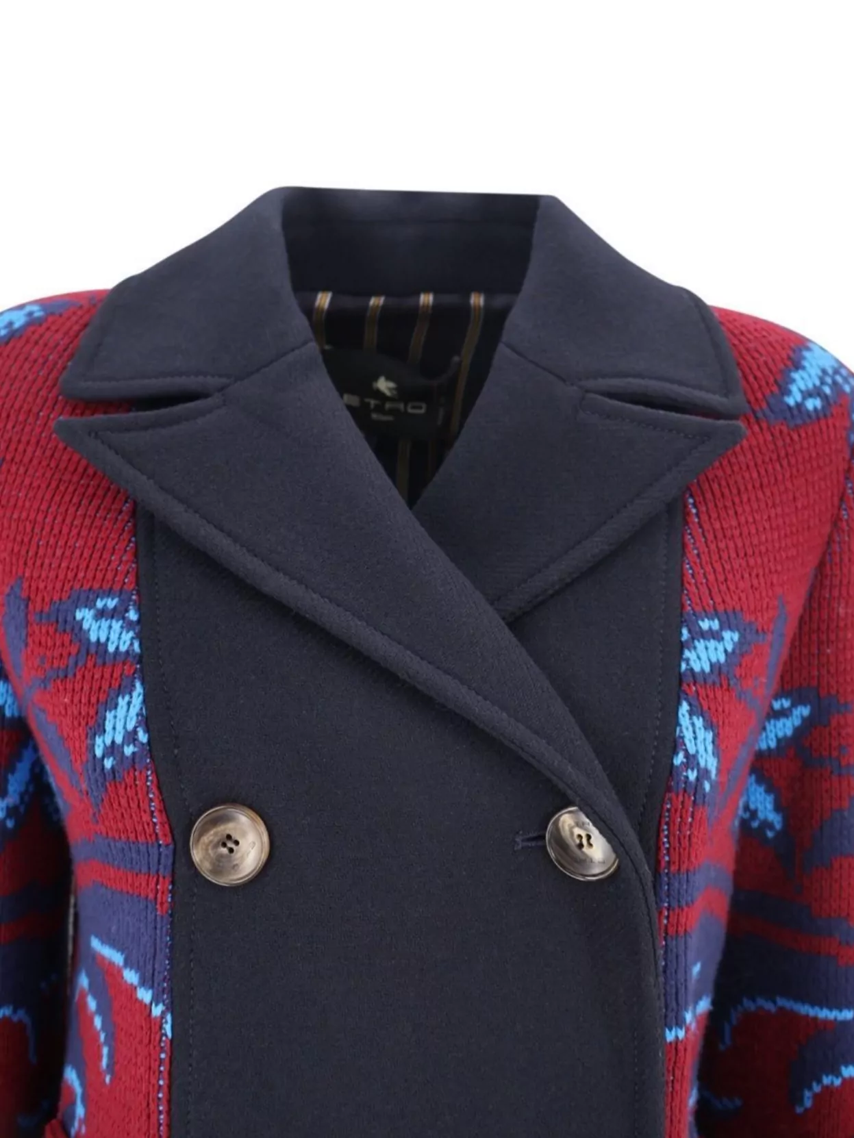 Etro Paisley Print Short Wool Jacket