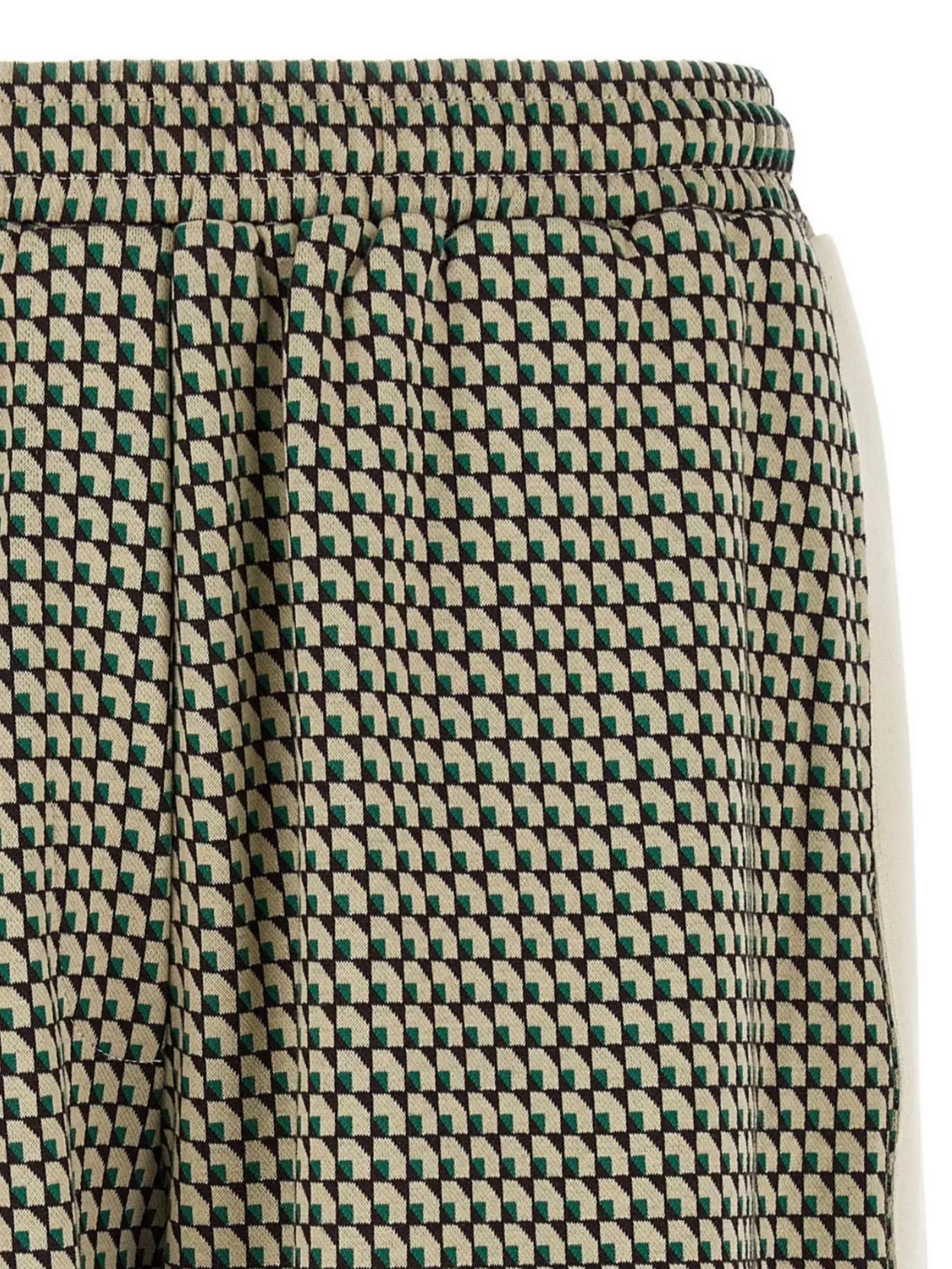 Wales Bonner 'dynamic Patterned Side Stripe Elastic Waistband Shorts'