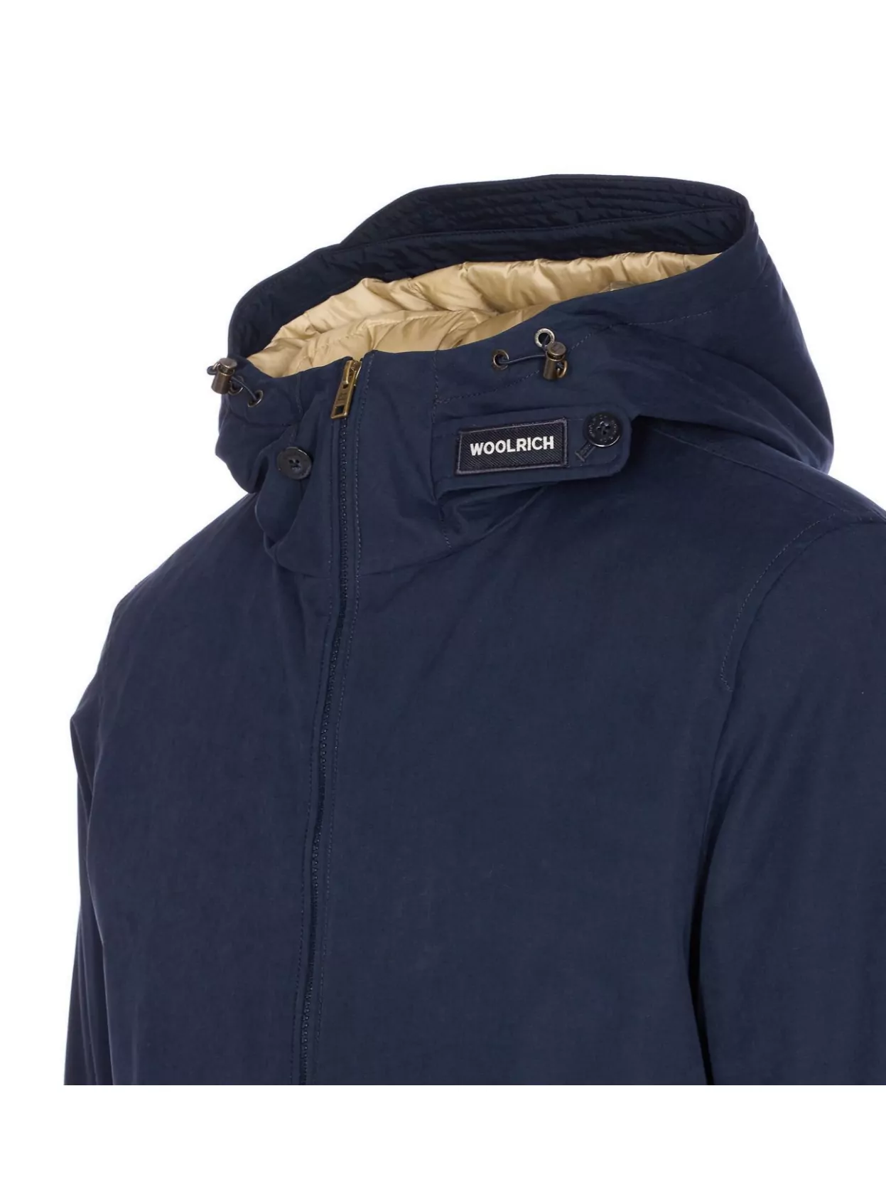Woolrich Hooded Melton Pacific Jacket Pockets