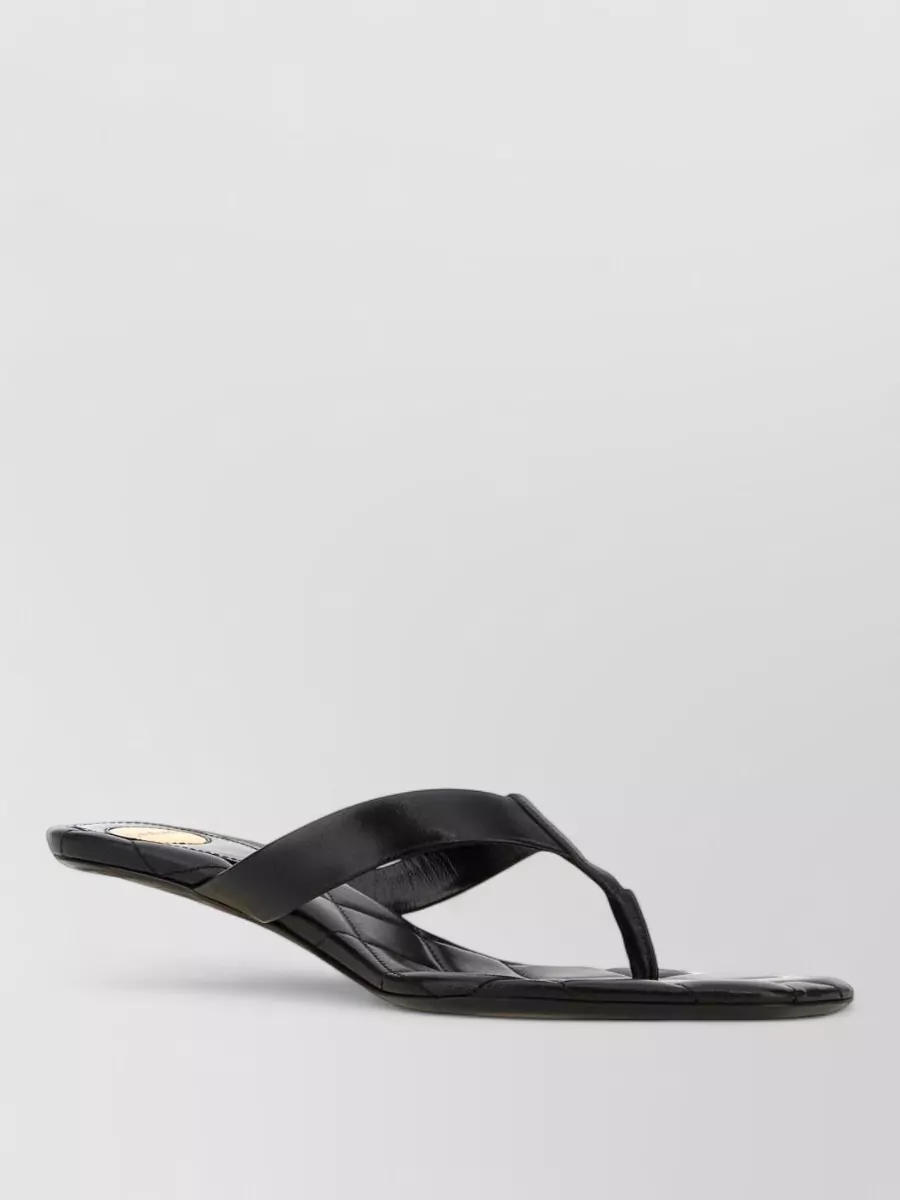 Saint Laurent leather mules