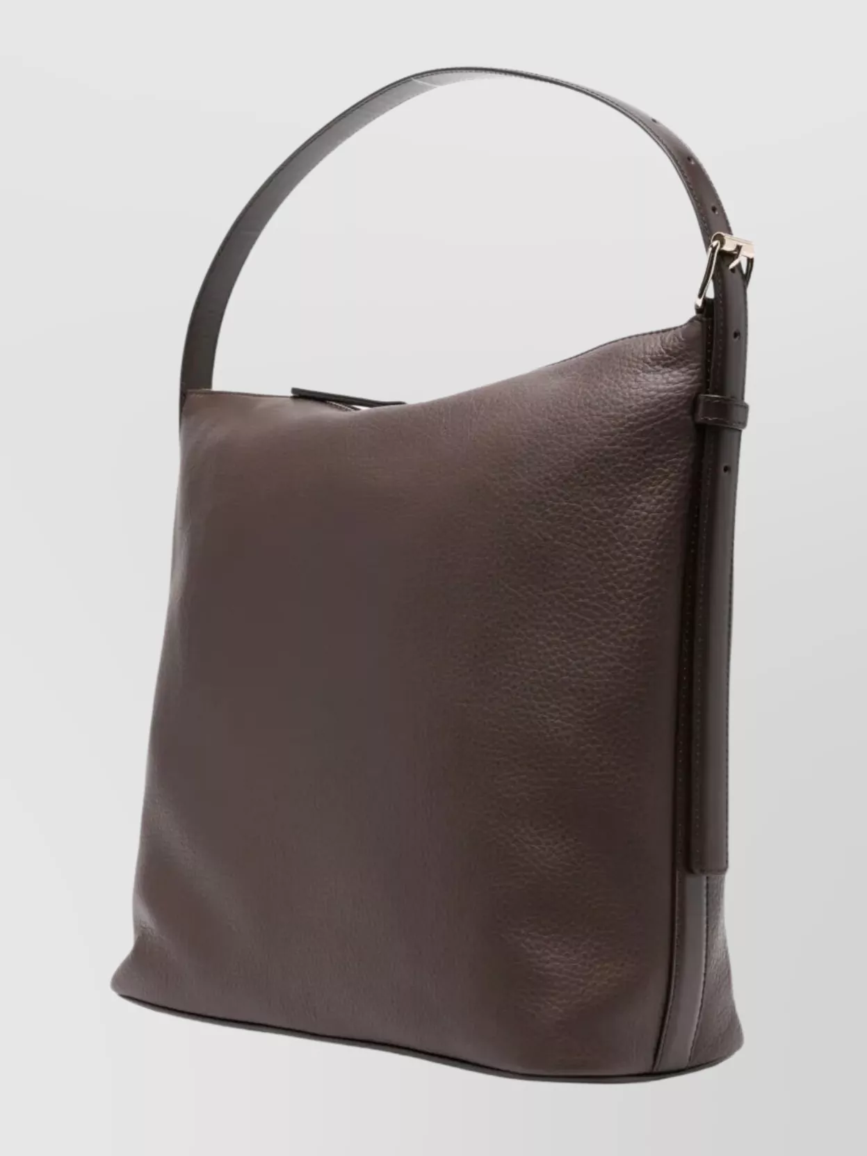 A.p.c. Grained Leather Shoulder Bag With Adjustable Strap