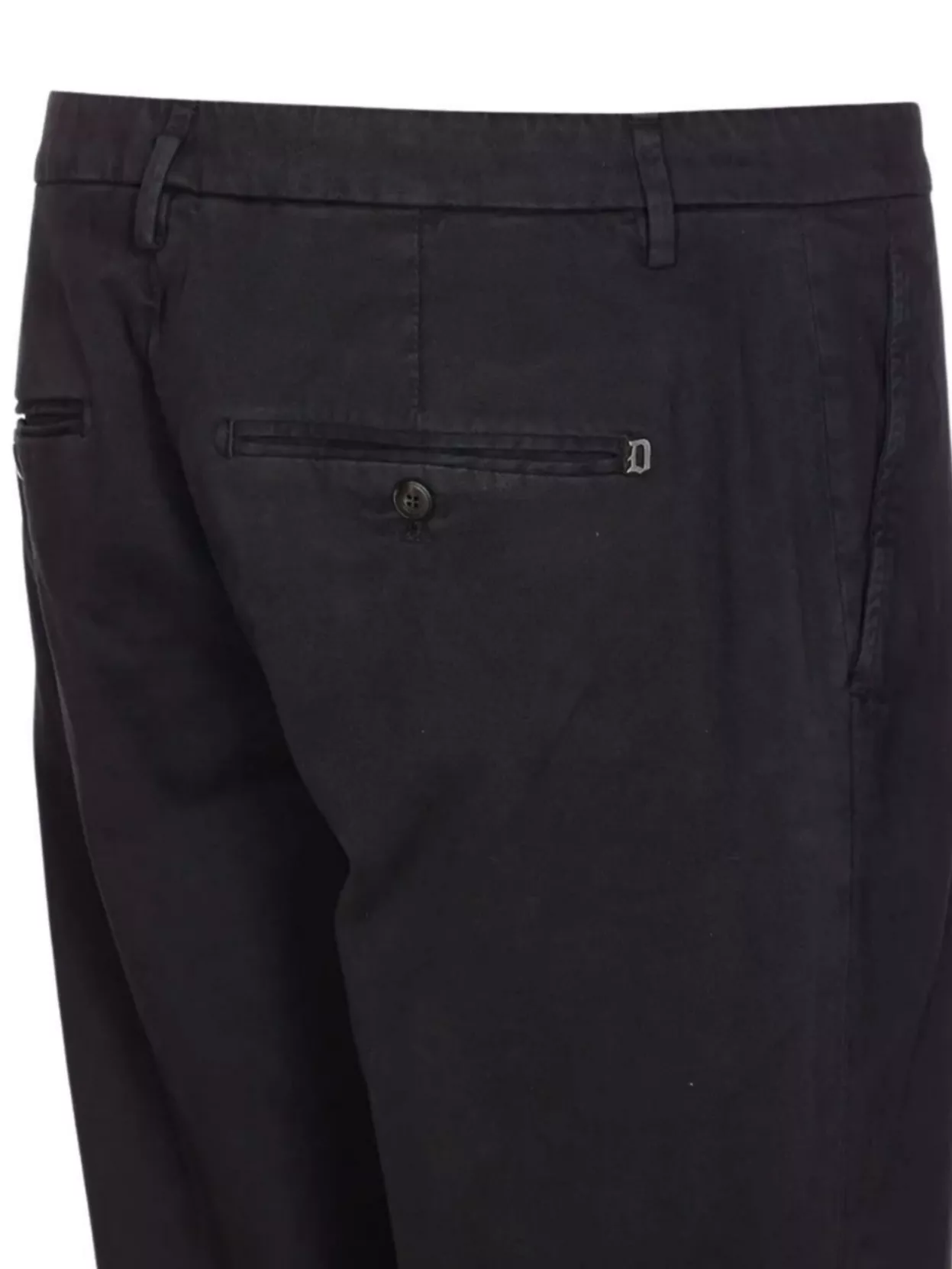 Dondup Relaxed Fit Cuffed Trousers Pleated Design