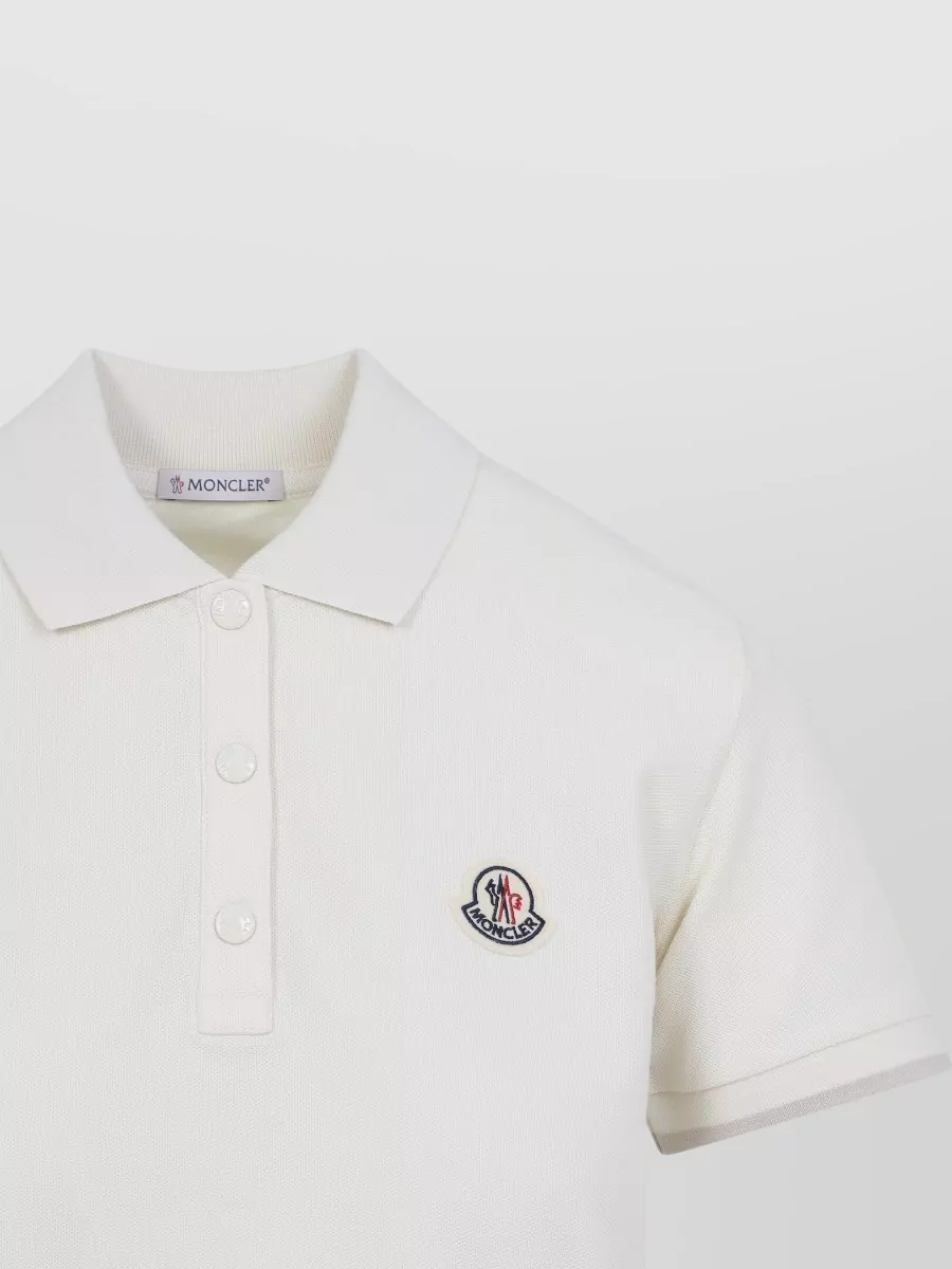 Moncler Short Sleeves Polo Shirt Structured Collar