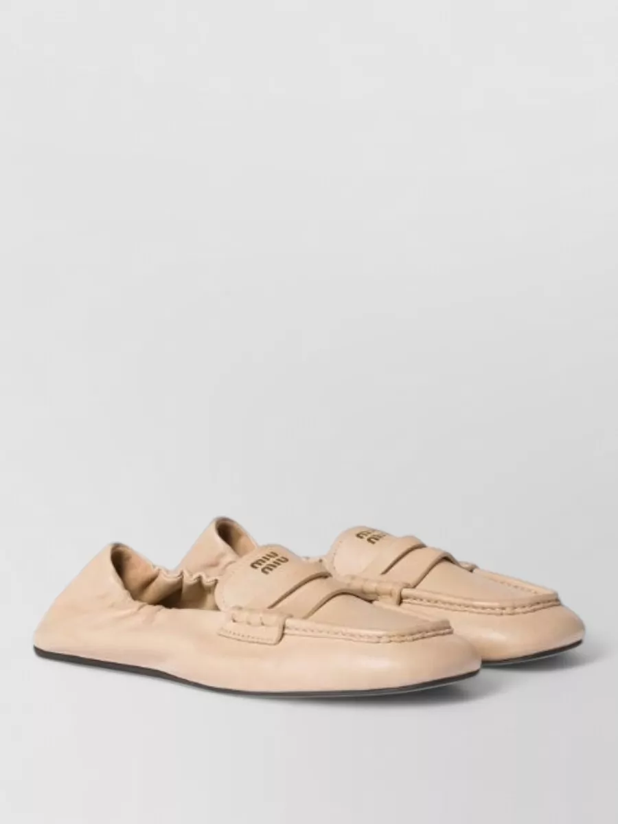 Miu Miu nappa leather loafers